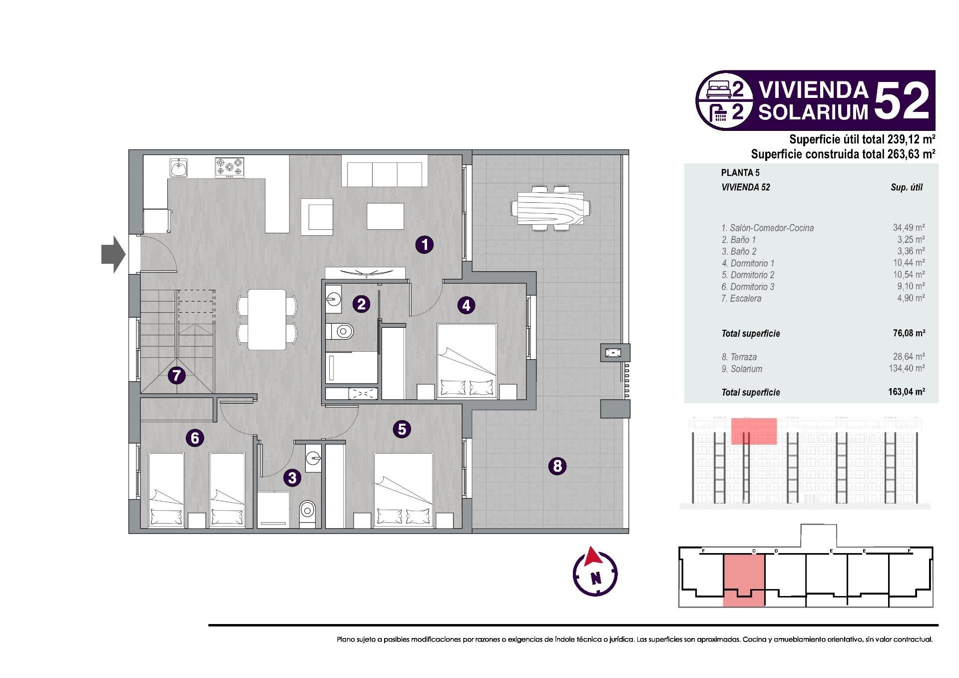 Dzīvoklis Torrevieja, Alicante, Spānijā 3 istabas, 96 m2 Nr. 135268