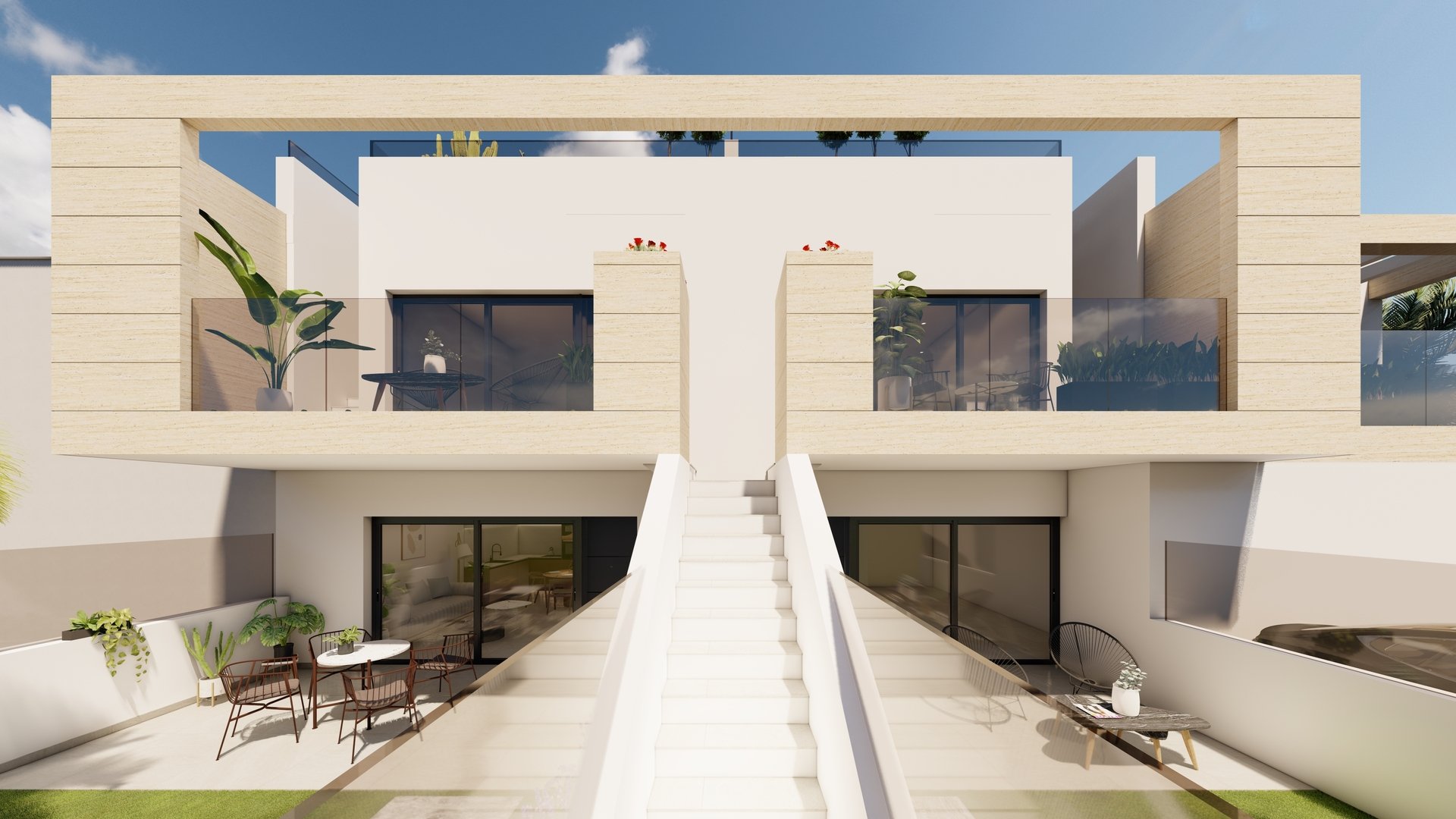 Bungalowi San Pedro del Pinatar, Murcia, Espanja 2 makuuhuonetta,  No. 138925