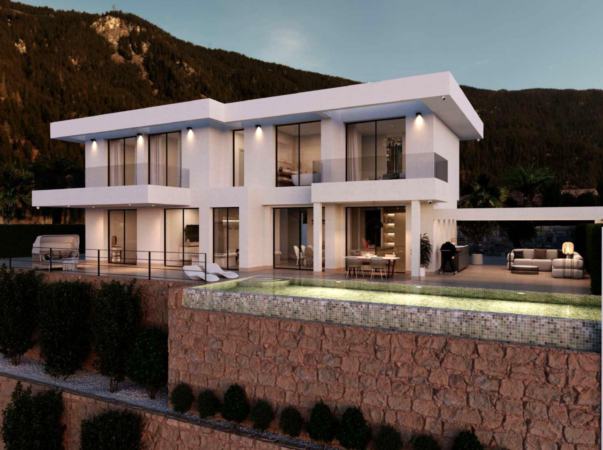 Villa à Finestrat, Alicante, Espagne 5 chambres, 365 m2 No. 192484