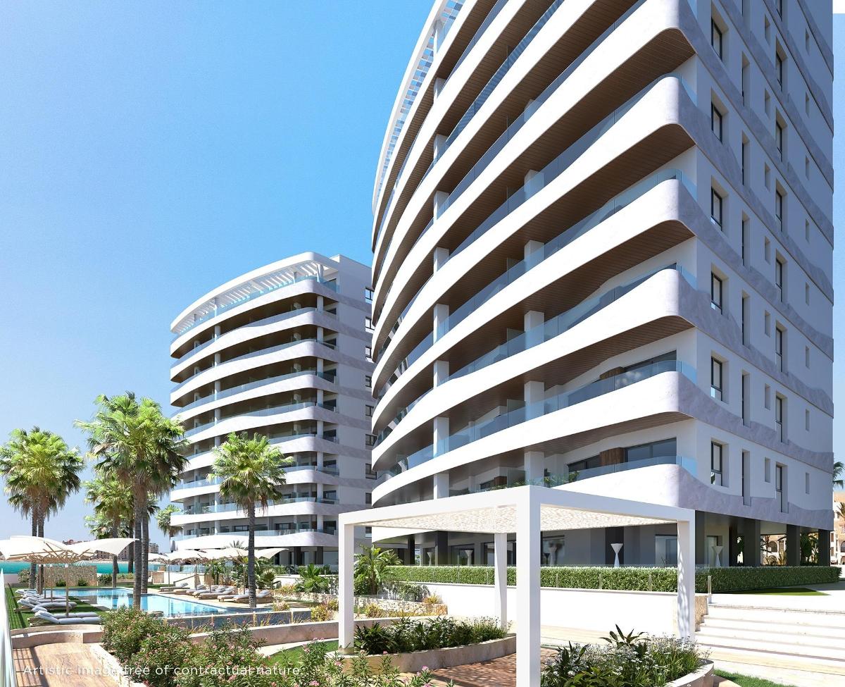 Apartment à La Manga del Mar Menor, Murcia, Espagne 1 chambre, 51 m2 No. 149172