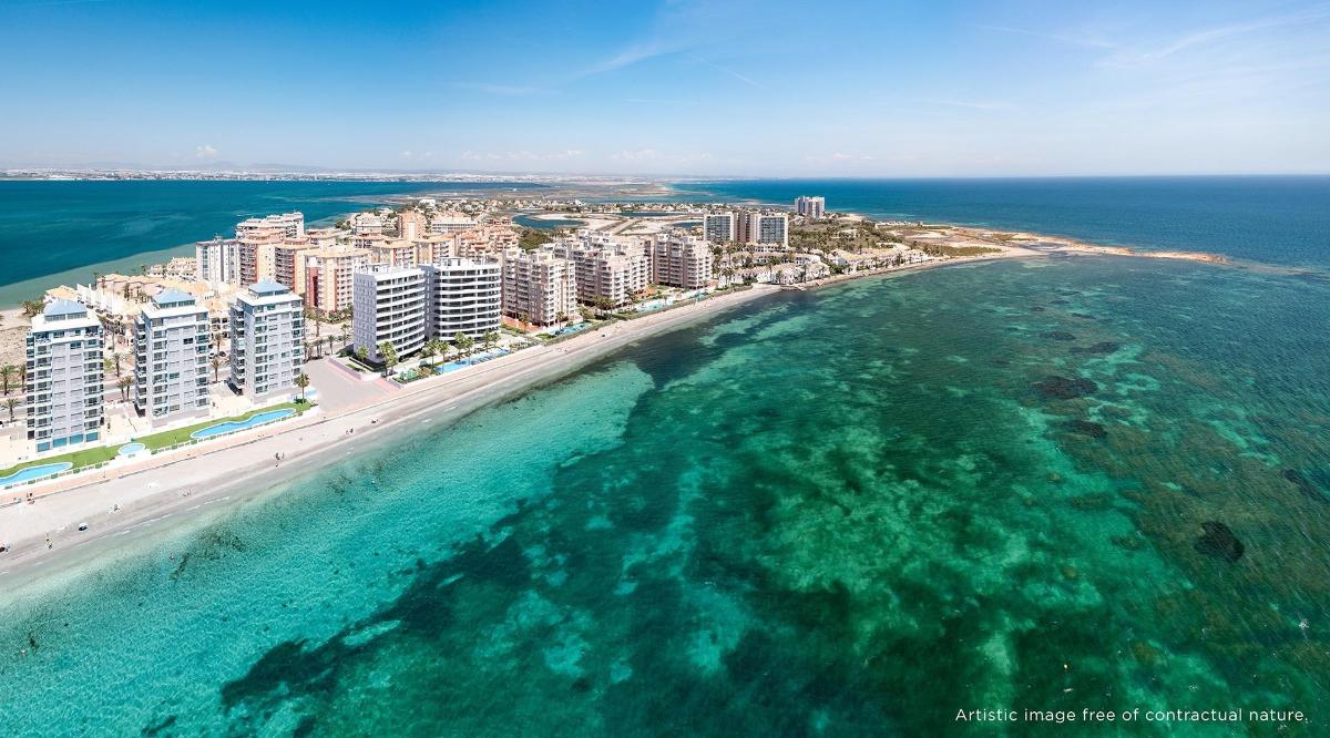 Apartment à La Manga del Mar Menor, Murcia, Espagne 1 chambre, 51 m2 No. 149172