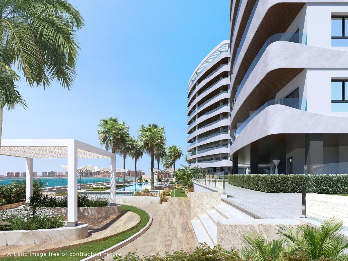 Apartment à La Manga del Mar Menor, Murcia, Espagne 1 chambre, 51 m2 No. 149172