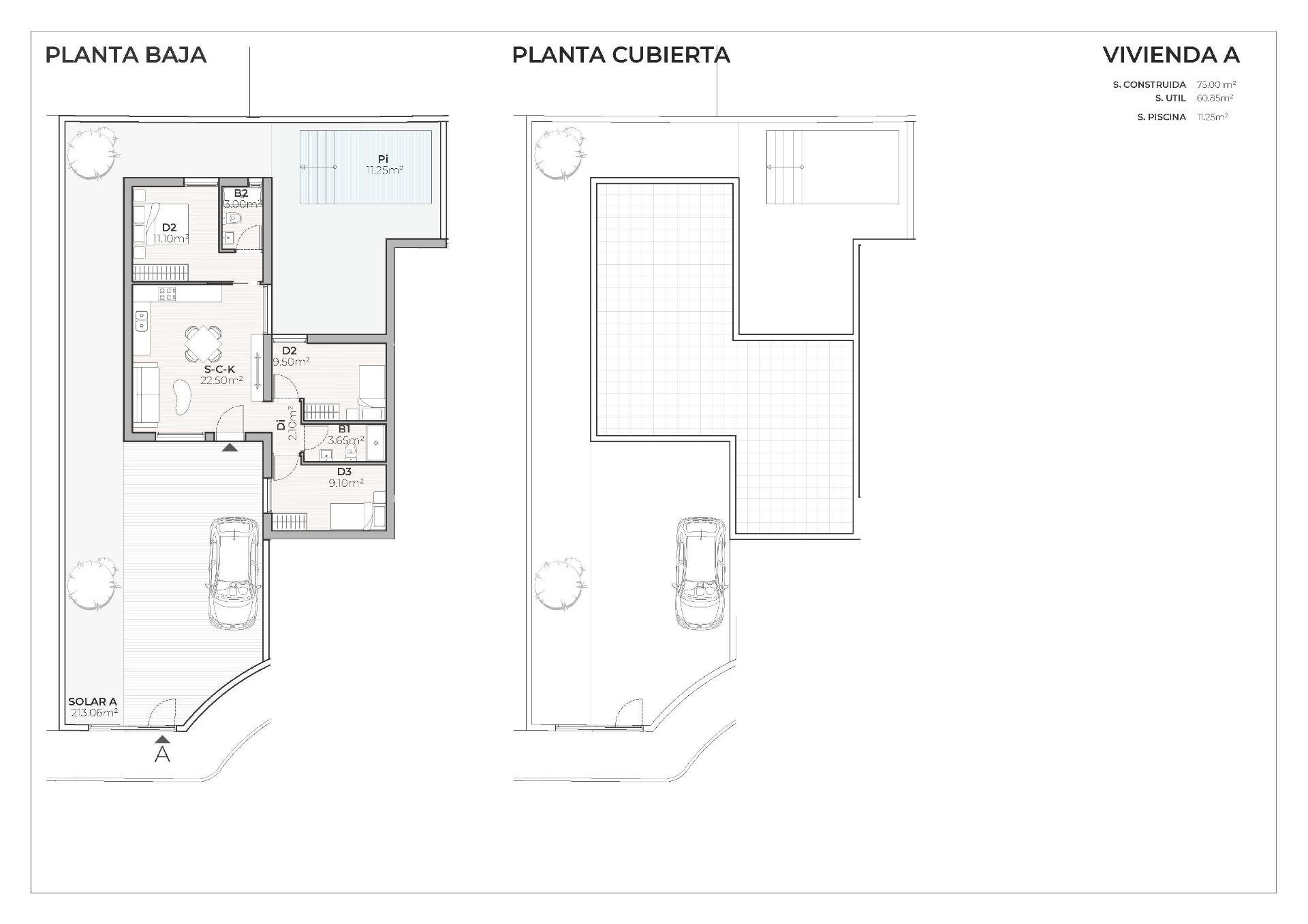 Villa Puerto de Mazarron, Murcia, Spānijā 3 istabas, 75 m2 Nr. 181131