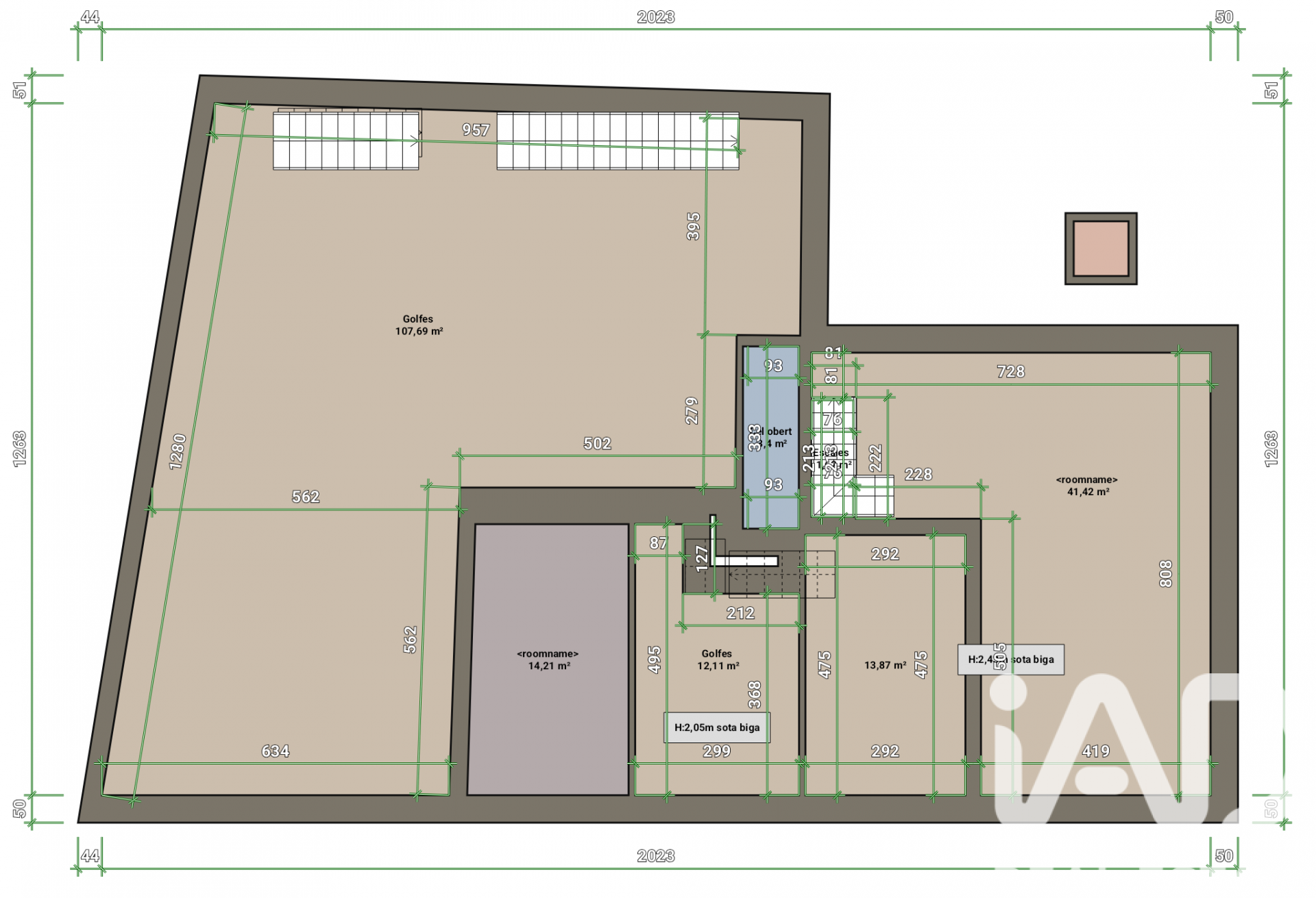 Villa i Spanien 1 sovrum, 747 kvm. Nr. 185124