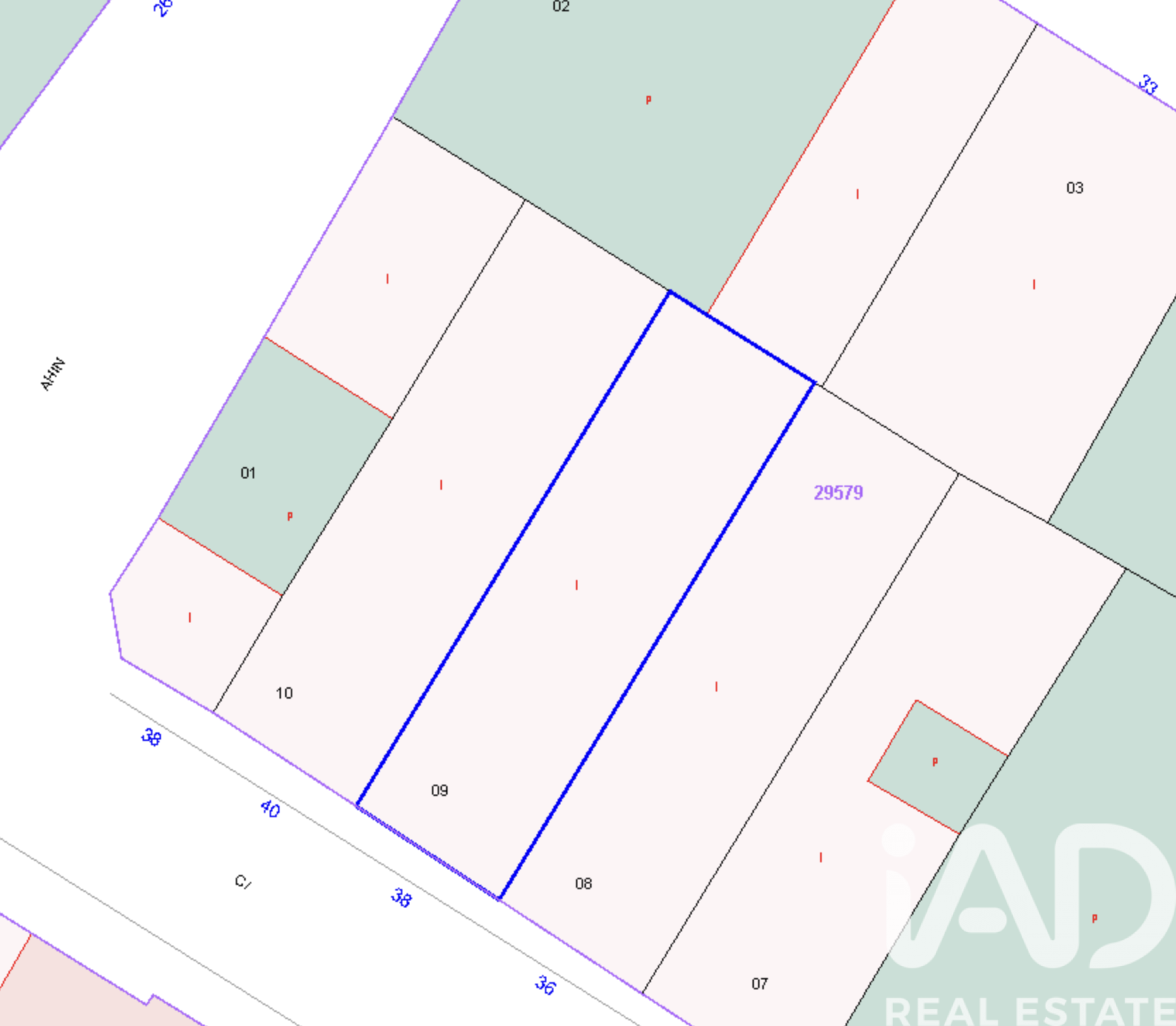 Tomt i Nules, Castellon, Spanien 140 kvm. Nr. 185127