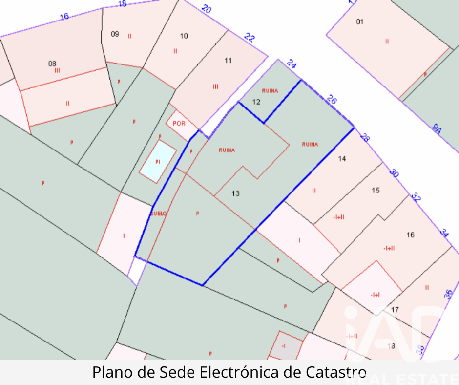 Tomt i Galaroza, Huelva, Spanien 346 kvm. Nr. 185126