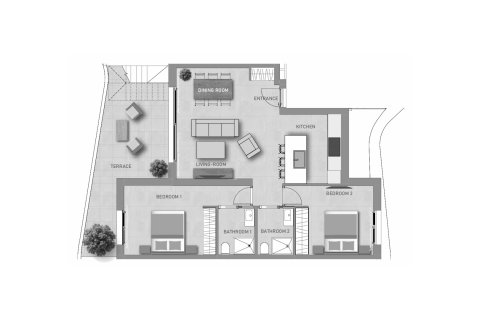 Layout 2 bedrooms, 96.06 sq.m. in SALISOL RESORT in Guardamar del Segura, Spain No. 166050
