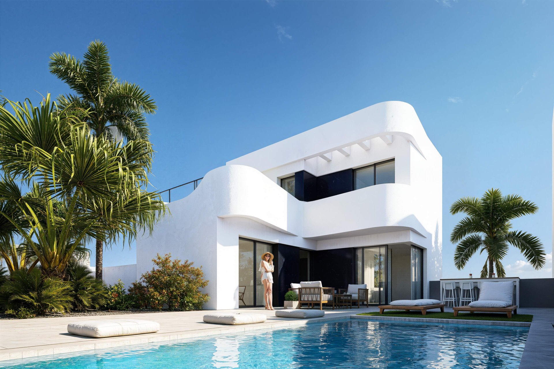 Huvila Algorfa, Alicante, Espanja 3 makuuhuonetta, 135 m2 No. 152017