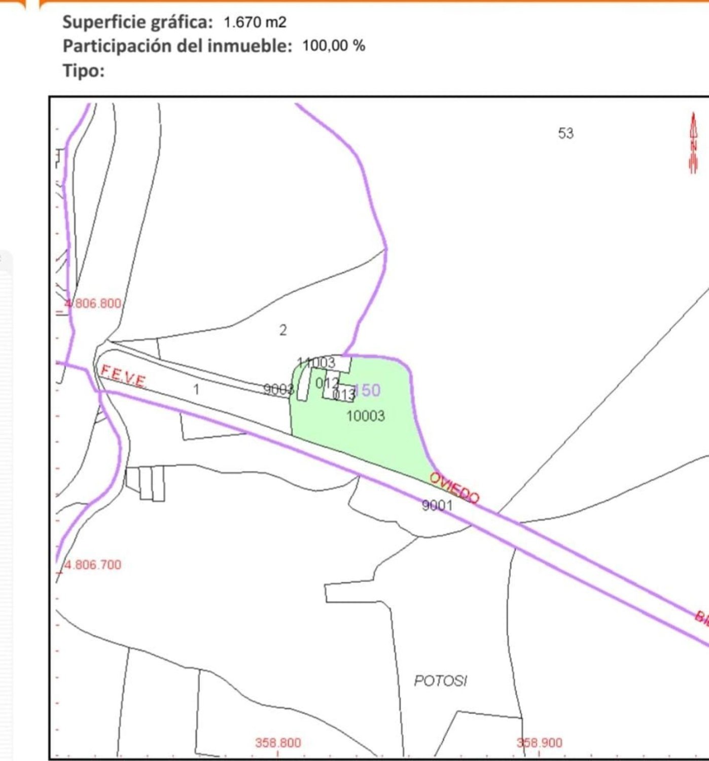 Land plot à Llanes, Asturias, Espagne 82 m2 No. 168775