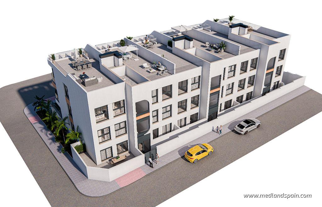 Квартира в Бенихофар, Аликанте, Испания 3 спальни, 81м2 №167868