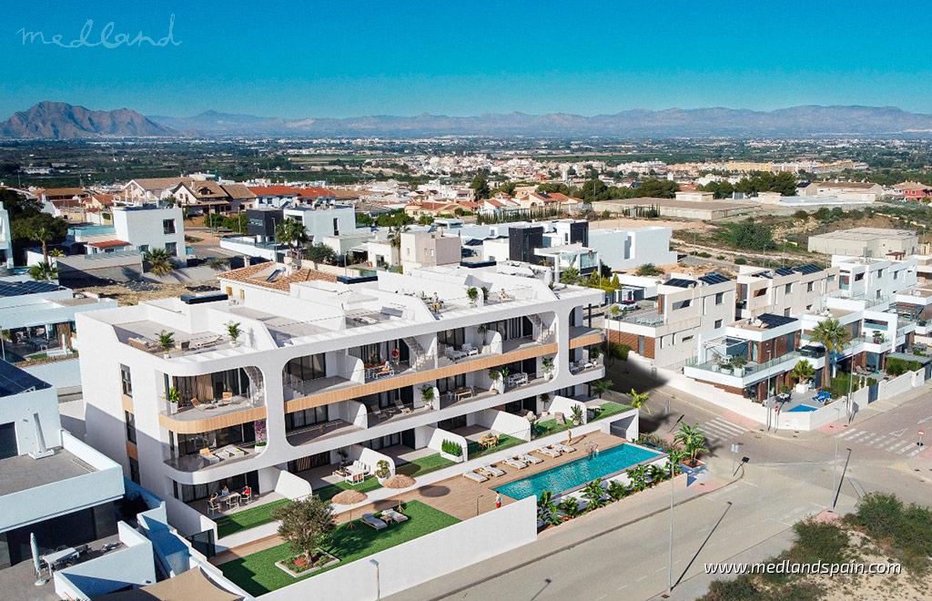 Квартира в Бенихофар, Аликанте, Испания 3 спальни, 81м2 №167869