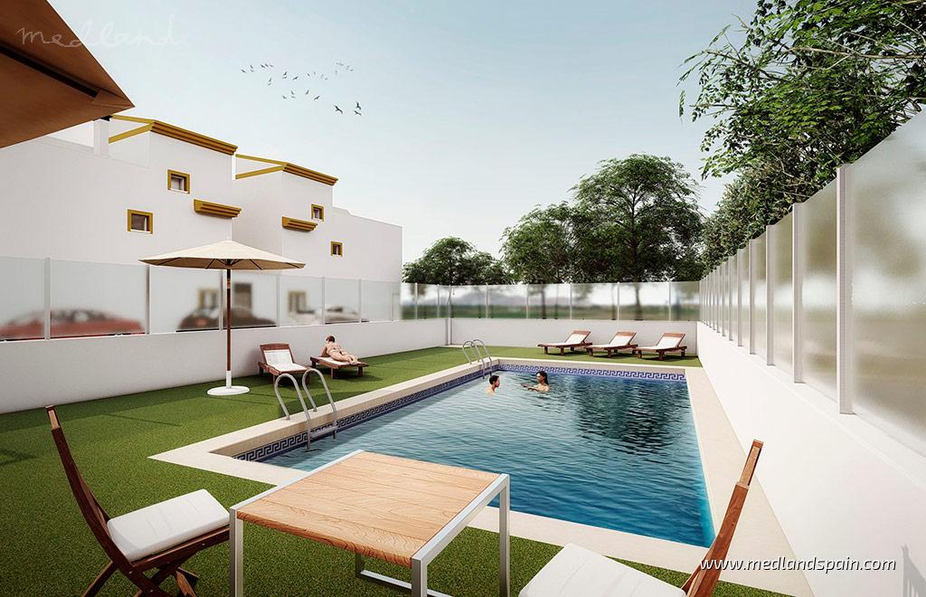 Rindu māja Torre-Pacheco, Murcia, Spānijā 2 istabas, 76 m2 Nr. 167866
