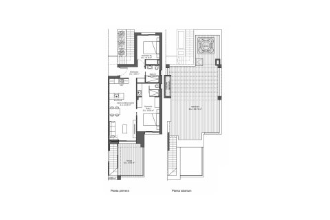 Layout 2 bedrooms, 73.75 sq.m. in AREA BEACH V LO MARABU, Spain No. 161334