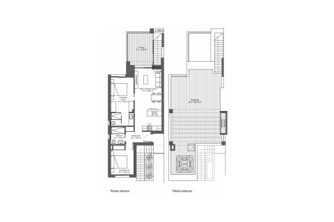 Layout 2 bedrooms, 73.75 sq.m. in AREA BEACH V LO MARABU, Spain No. 161333