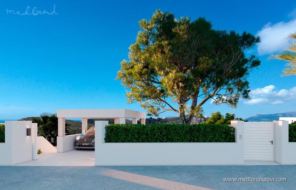 Villa i Cumbre Del Sol, Alicante, Spanien 4 sovrum, 142 kvm. Nr. 163050
