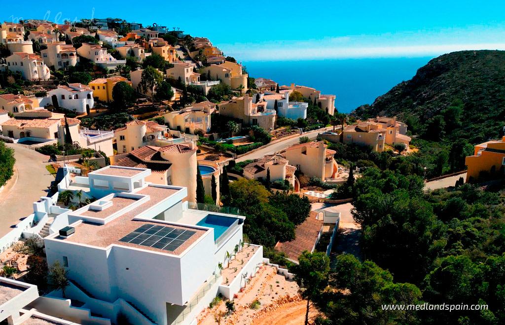 Villa i Cumbre Del Sol, Alicante, Spanien 4 sovrum, 142 kvm. Nr. 163050
