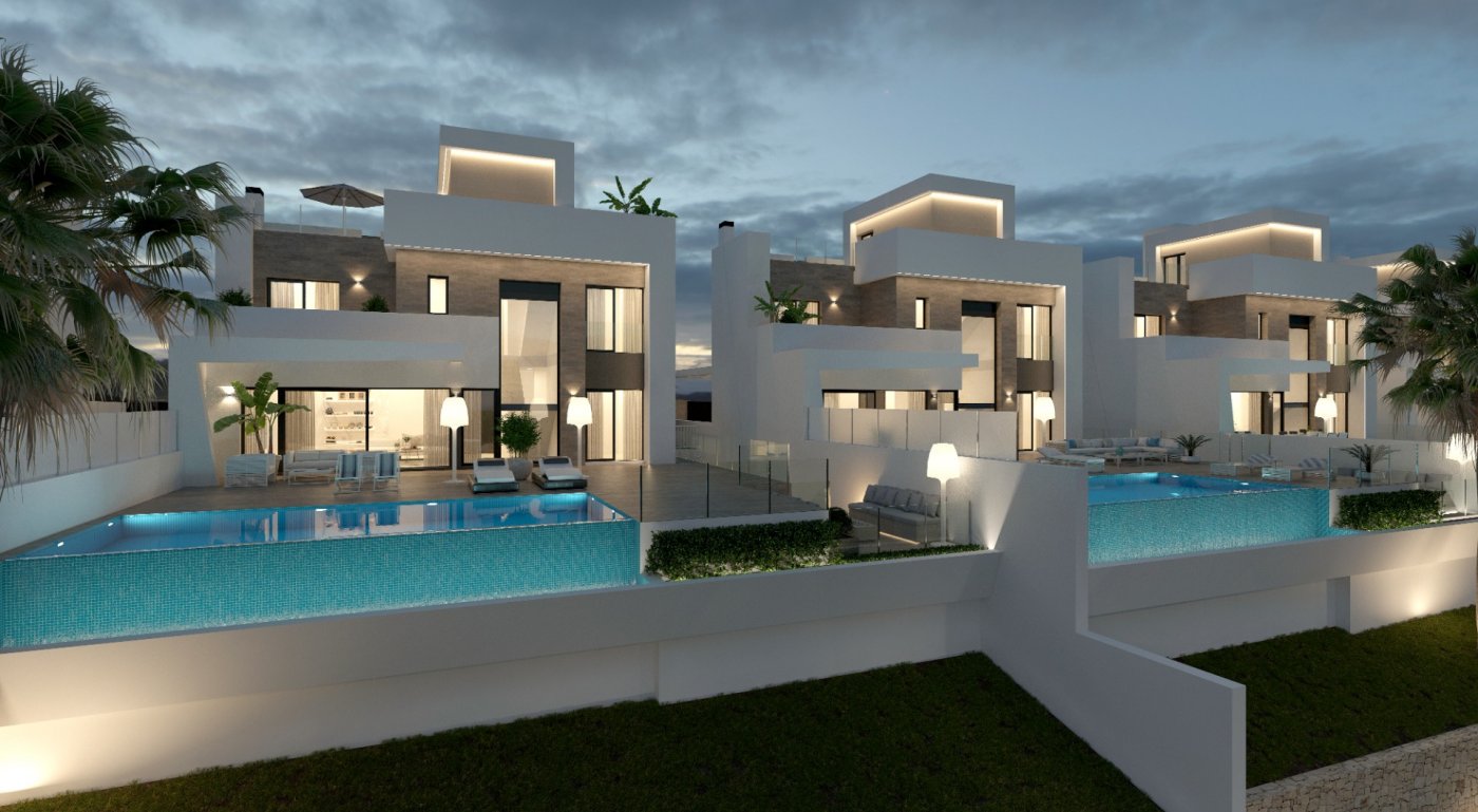 Villa en Finestrat, Alicante, España 4 dormitorios, 344 m2 No. 165114