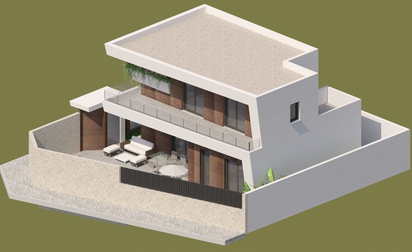 Villa Benijofar, Alicante, Spānijā 3 istabas, 135 m2 Nr. 165115