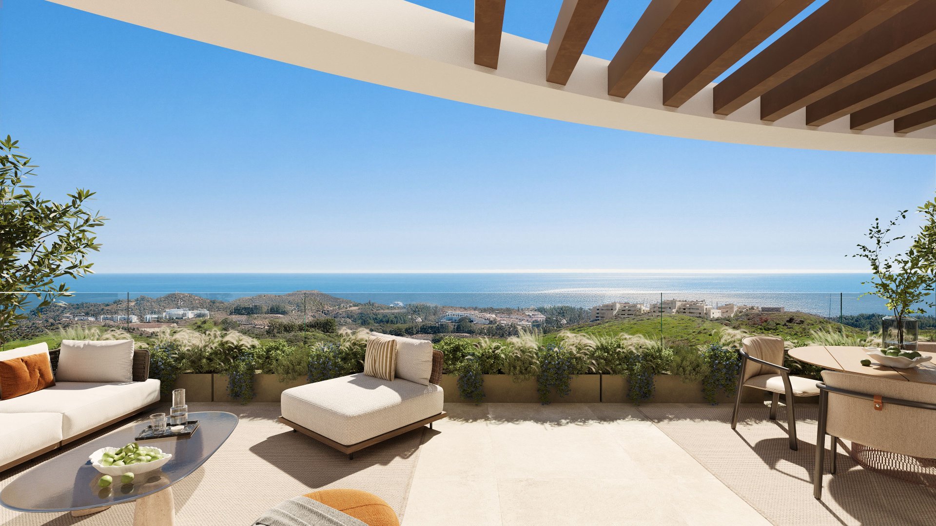 Apartment in Mijas, Malaga, Spain 3 bedrooms, 180 sq.m. No. 180407