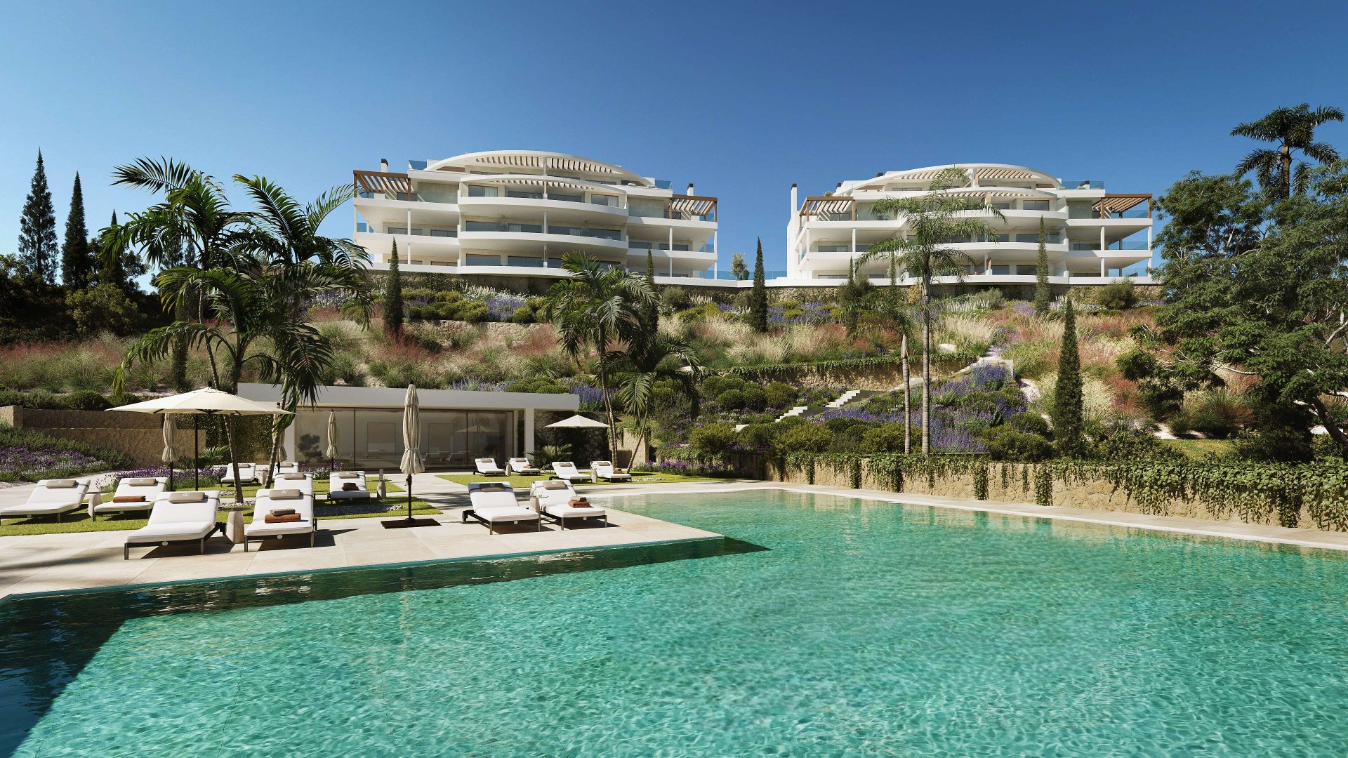 Apartment in Mijas, Malaga, Spain 3 bedrooms, 180 sq.m. No. 180407