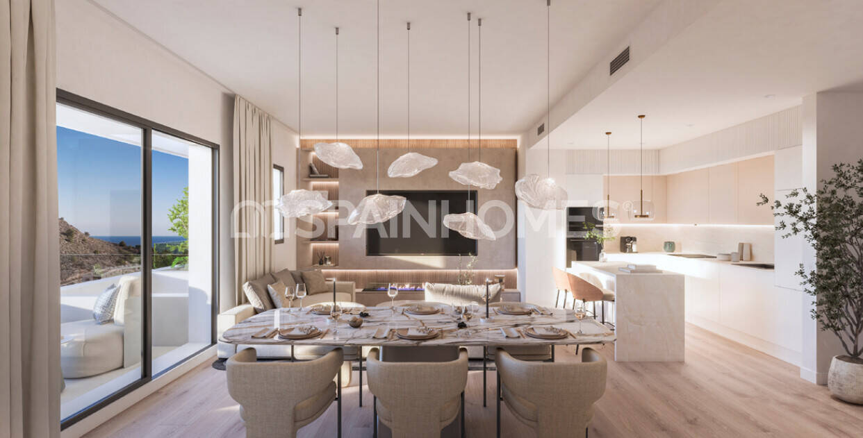 Appartamento a Villajoyosa, Alicante, Spagna 2 camere da letto, 110 mq. N° 156198