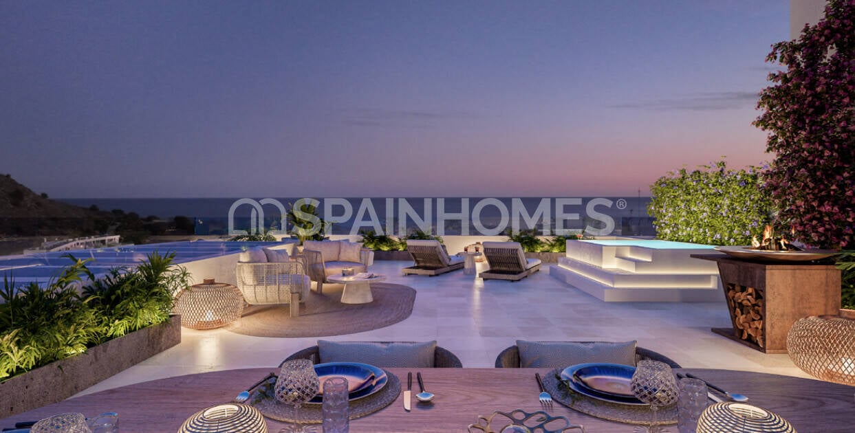 Appartamento a Villajoyosa, Alicante, Spagna 2 camere da letto, 110 mq. N° 156198