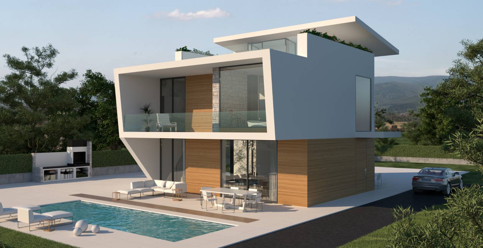 Villa i Dehesa De Campoamor, Alicante, Spanien 4 sovrum, 370 kvm. Nr. 154468