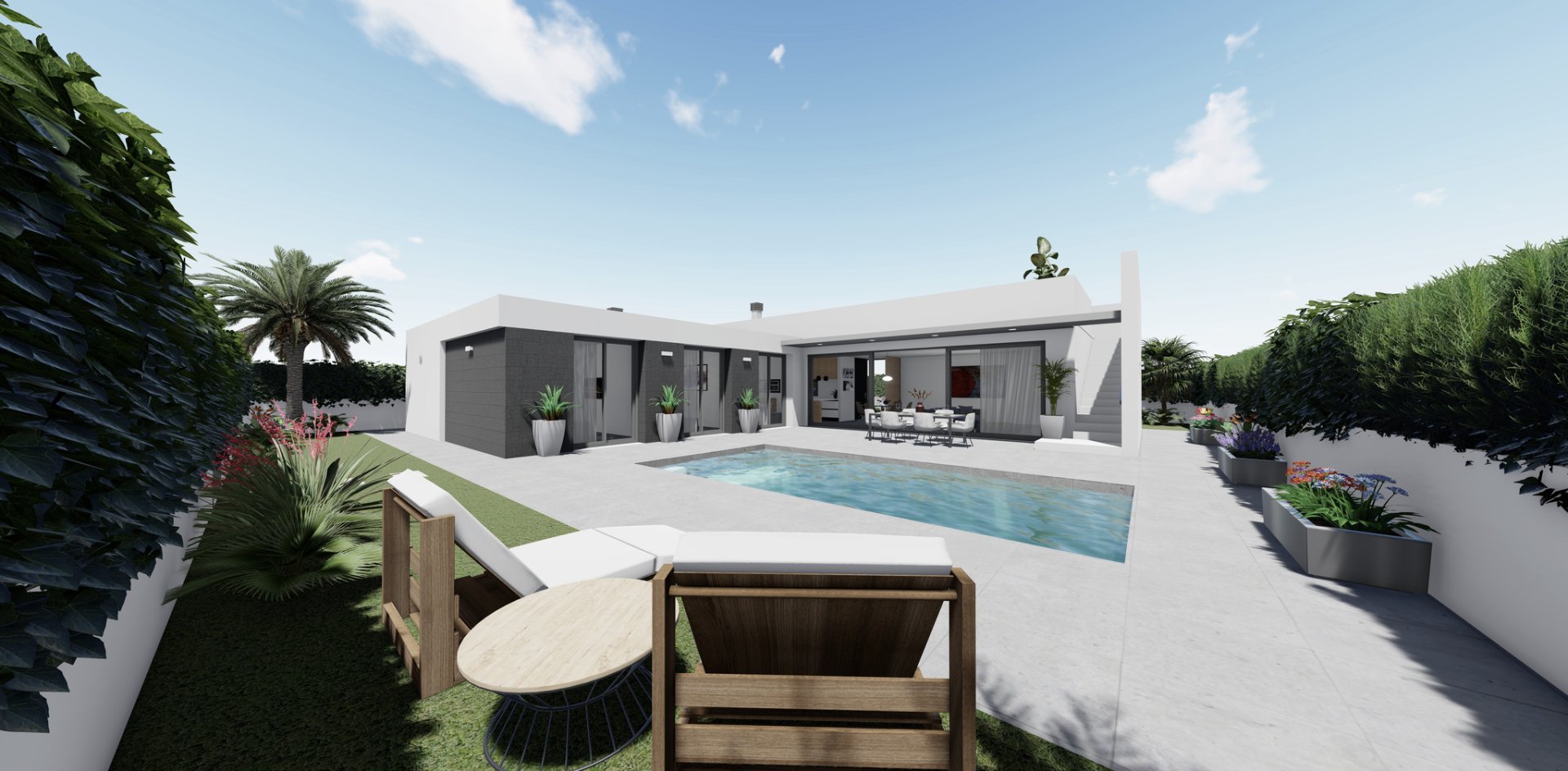 Huvila San Juan De Los Terreros, Almeria, Espanja 3 makuuhuonetta, 122 m2 No. 190872