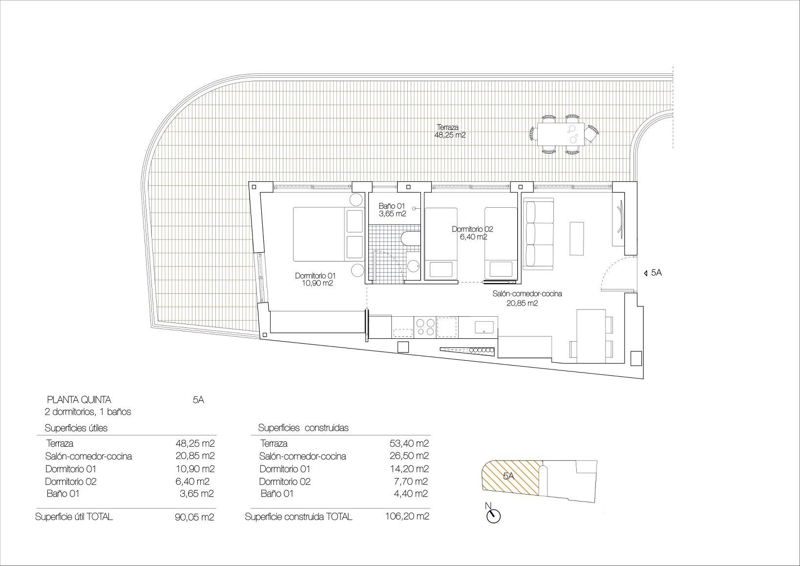 Apartment in Torrevieja, Alicante, Spain 2 bedrooms, 106 sq.m. No. 179819