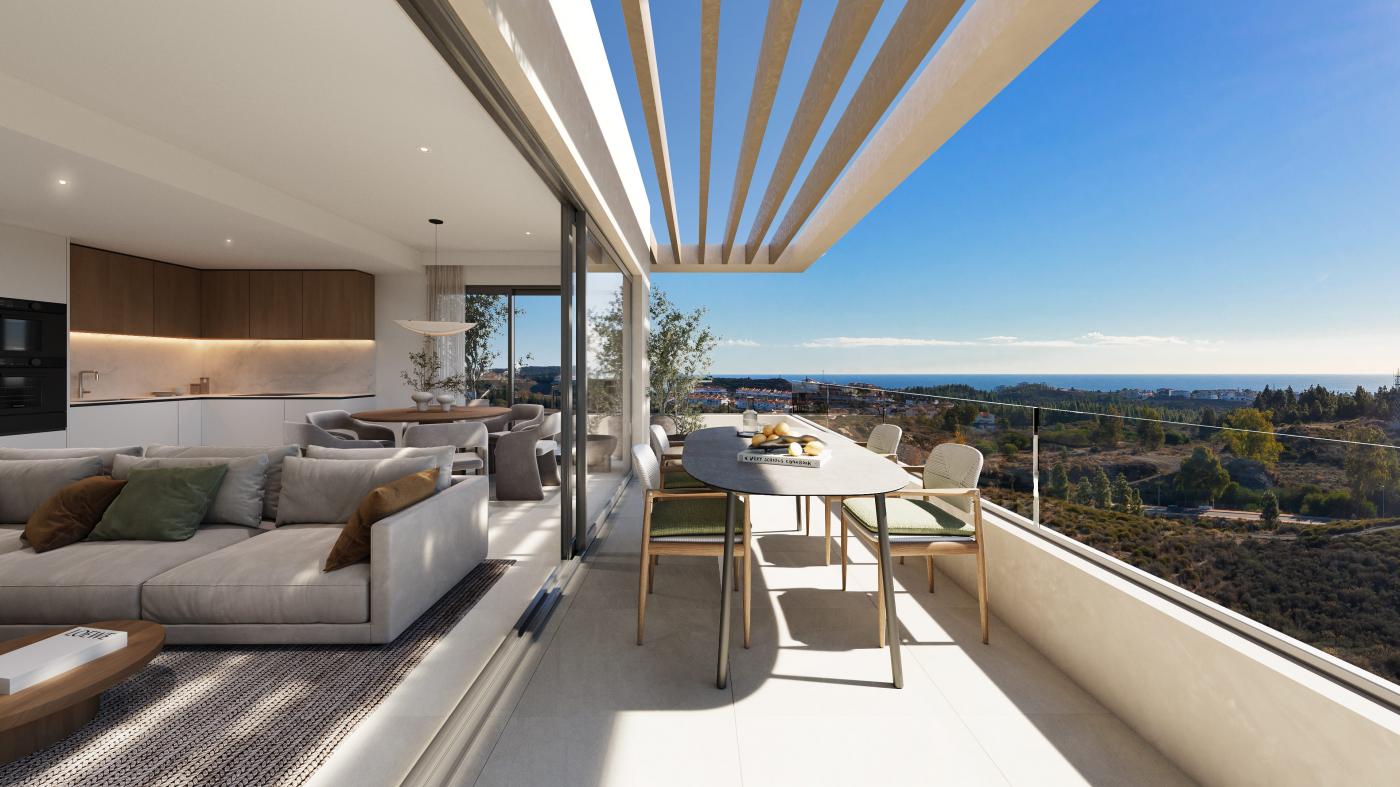 Bungalow i Mijas, Malaga, Spanien 3 sovrum, 93 kvm. Nr. 137024