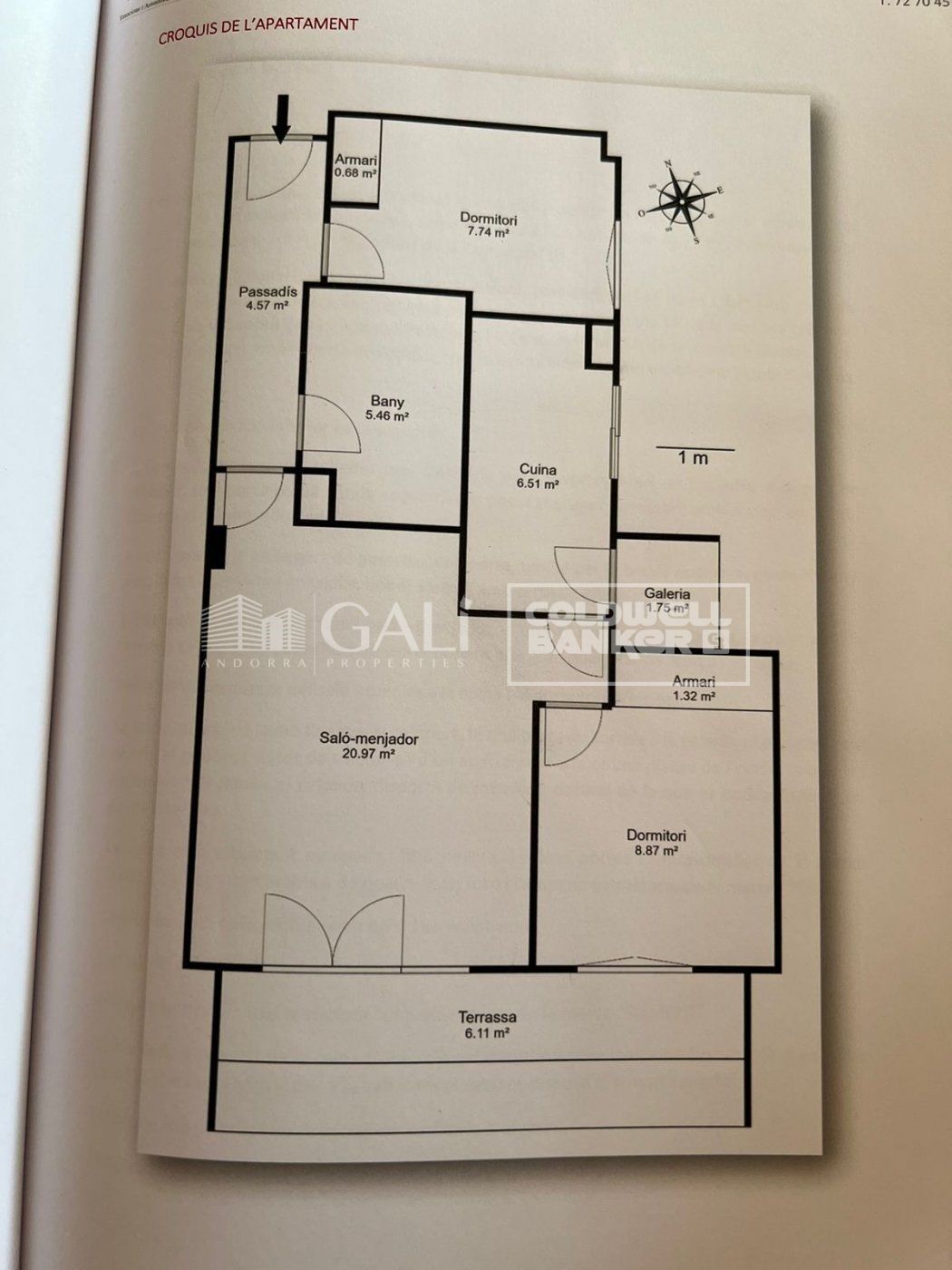 Apartment à Principado De Andorra (Ninguna Poblacion Tiene C.P.), Lleida, Espagne 2 chambres, 75 m2 No. 178412