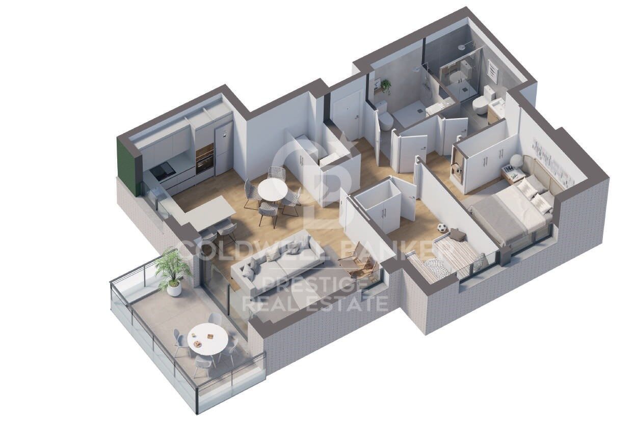 Apartamento en Premia De Dalt, Barcelona, España 2 dormitorios, 79 m2 No. 159963