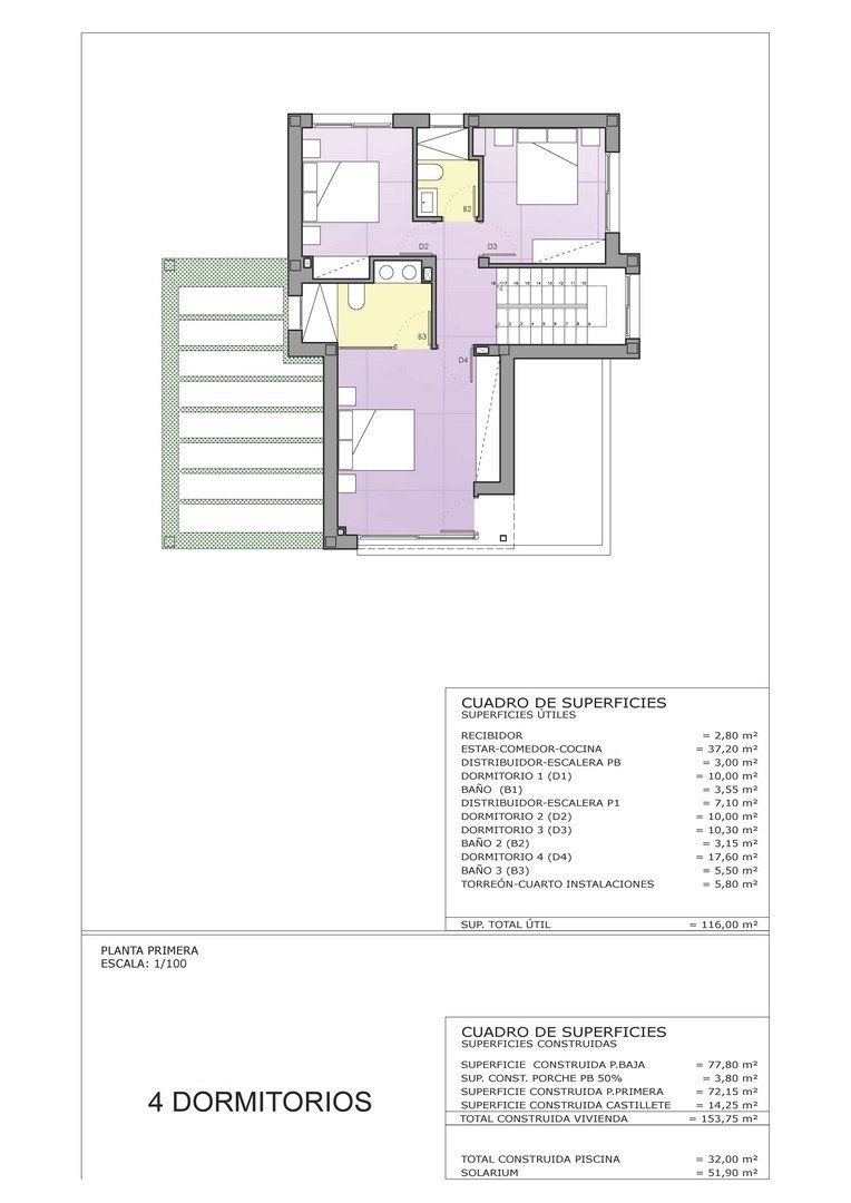Villa Playa Honda, Murcia, Spānijā 4 istabas, 178 m2 Nr. 75530