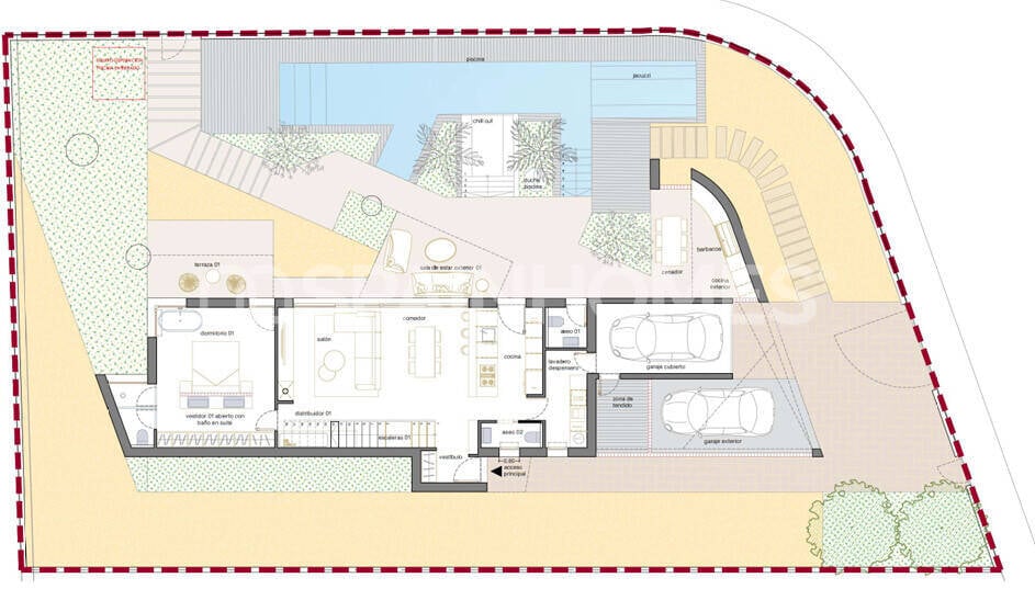 Villa en Orihuela, Alicante, España 3 dormitorios, 247 m2 No. 172049