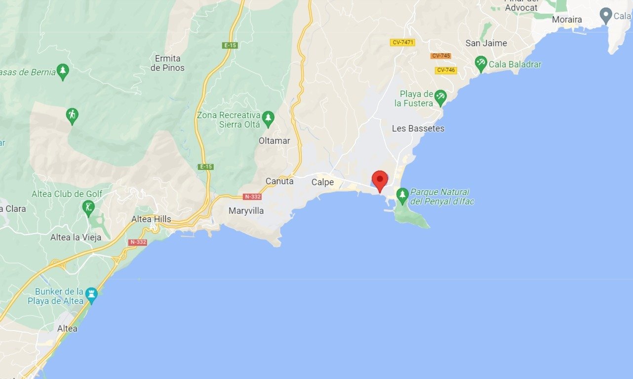 Dzīvoklis Calpe, Alicante, Spānijā 3 istabas, 320 m2 Nr. 165145