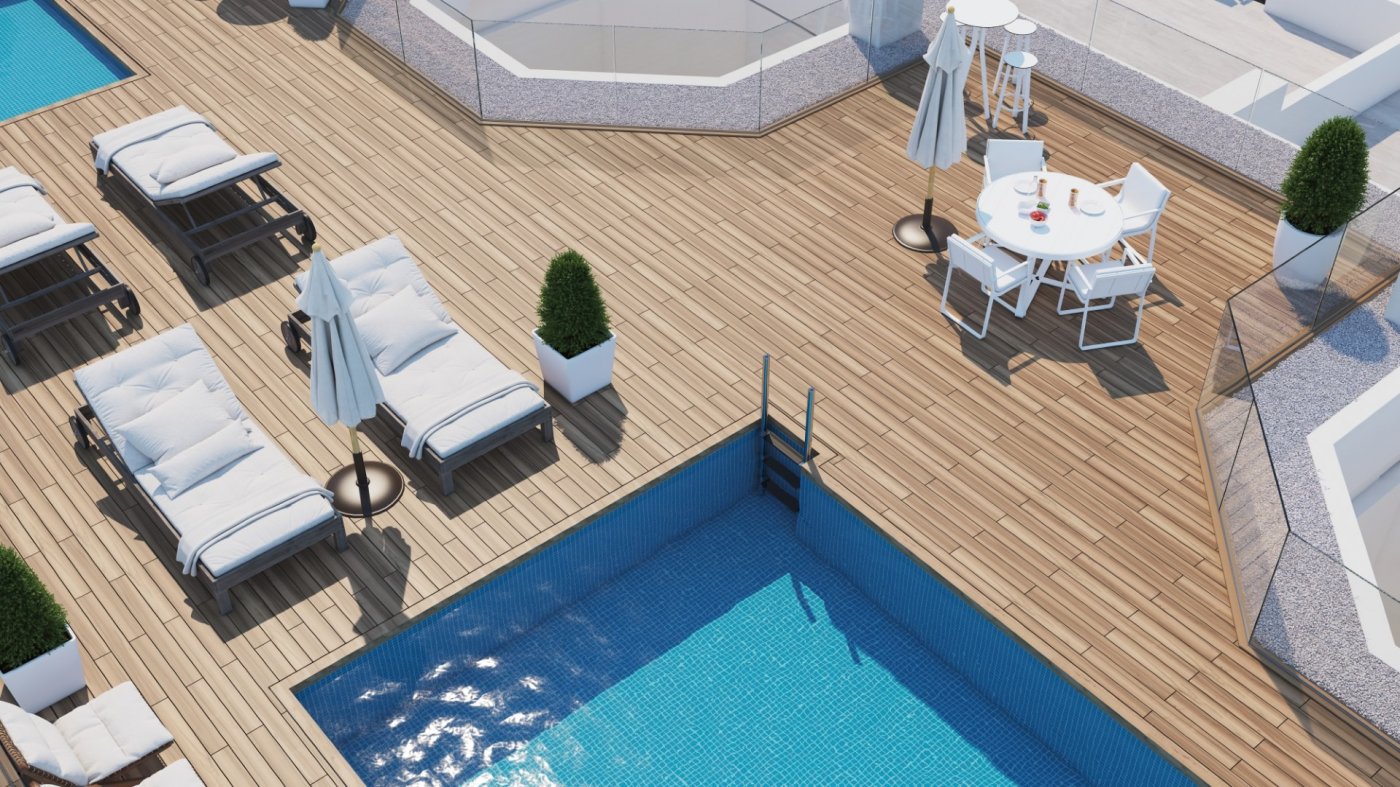 Penthouse in La Florida, Alicante, Spain 1 bedroom, 58 sq.m. No. 165146