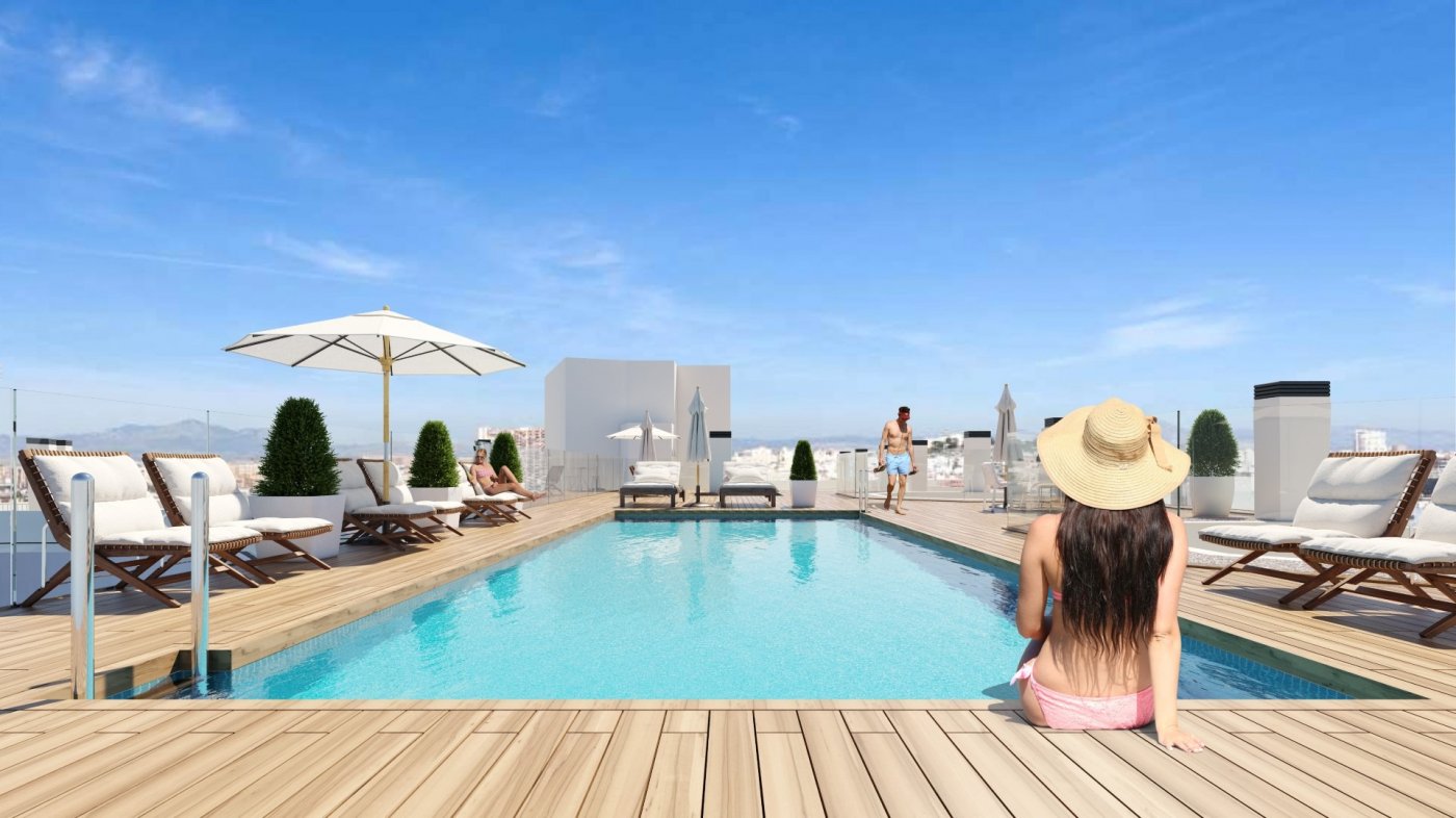 Penthouse in La Florida, Alicante, Spain 1 bedroom, 58 sq.m. No. 165146