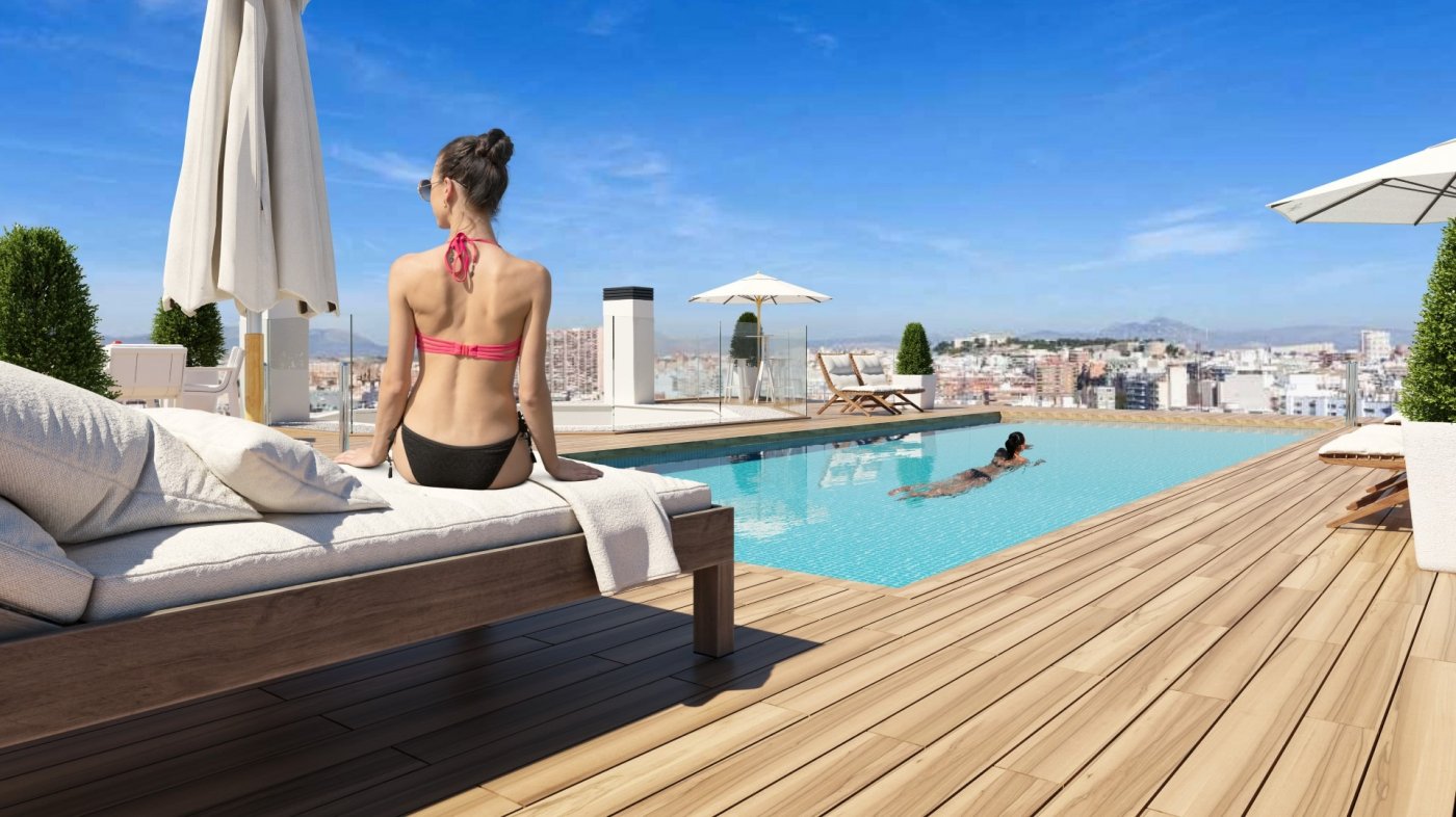 Penthouse in La Florida, Alicante, Spain 1 bedroom, 58 sq.m. No. 165146