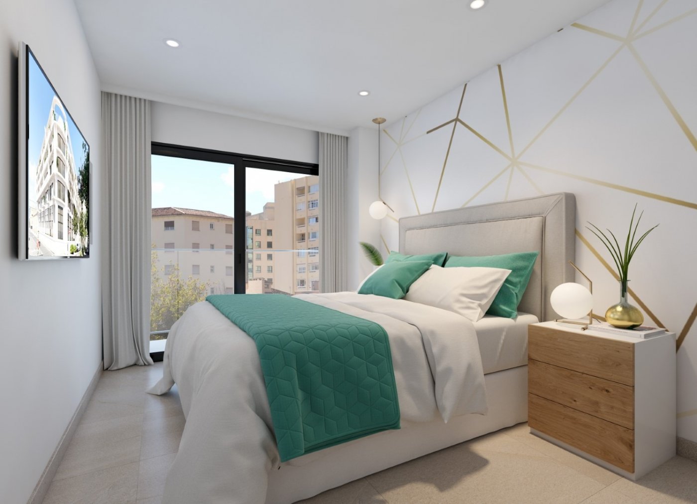 Penthouse in La Florida, Alicante, Spain 1 bedroom, 58 sq.m. No. 165146