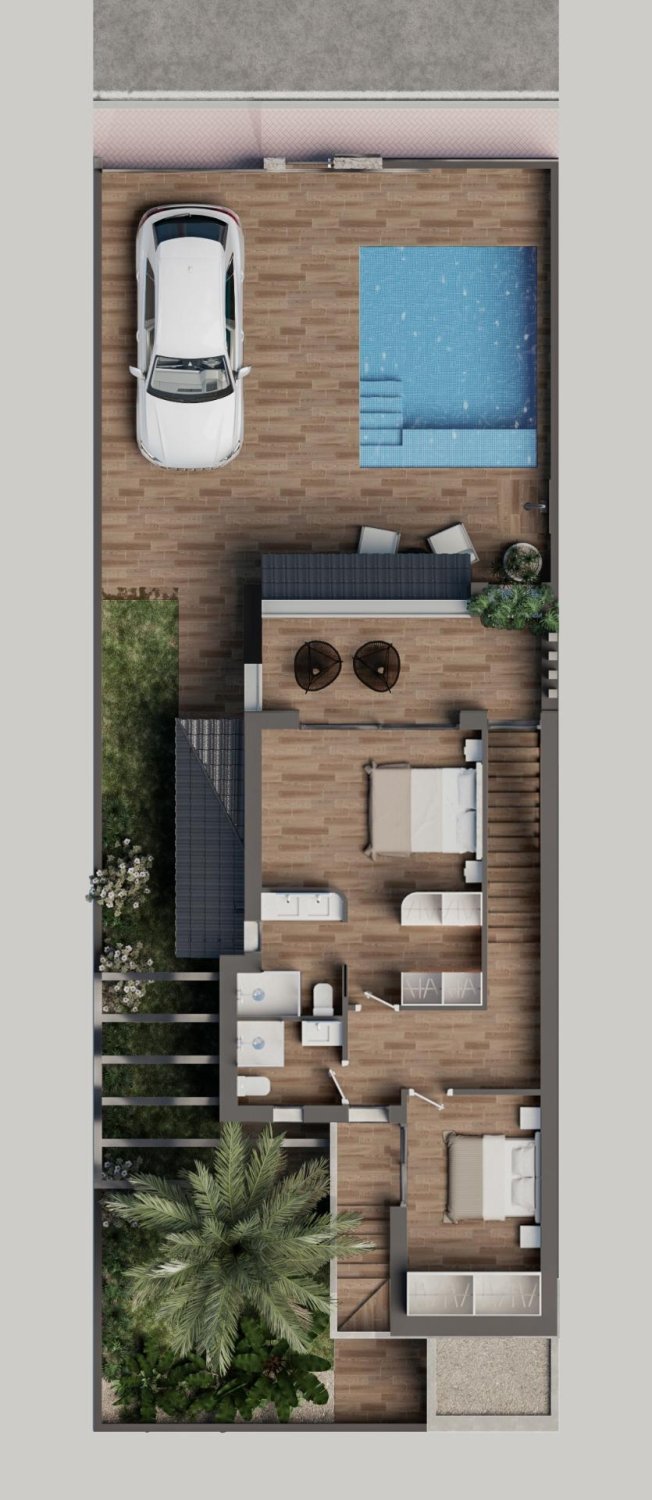 Villa in San Pedro del Pinatar, Murcia, Spanien 3 Schlafzimmer, 134 m2 Nr. 133948