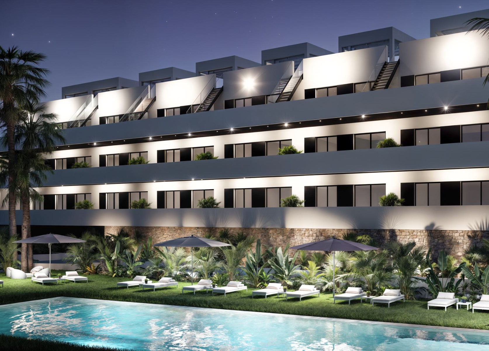Appartamento a Benidorm, Alicante, Spagna 2 camere da letto, 87 mq. N° 179494