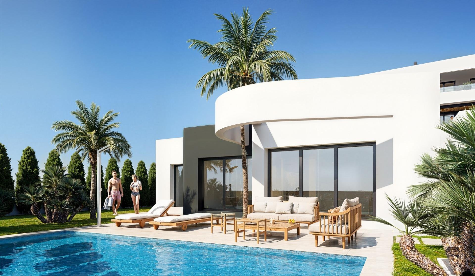 Appartamento a Los Alcazares, Murcia, Spagna 3 camere da letto, 99 mq. N° 179849