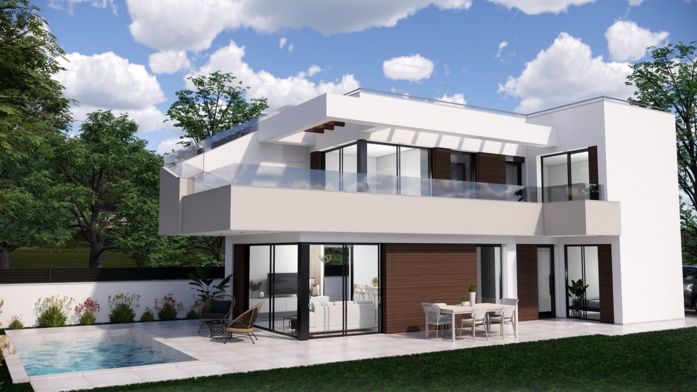Villa in Pilar de la Horadada, Alicante, Spanien 3 Schlafzimmer, 120 m2 Nr. 76055