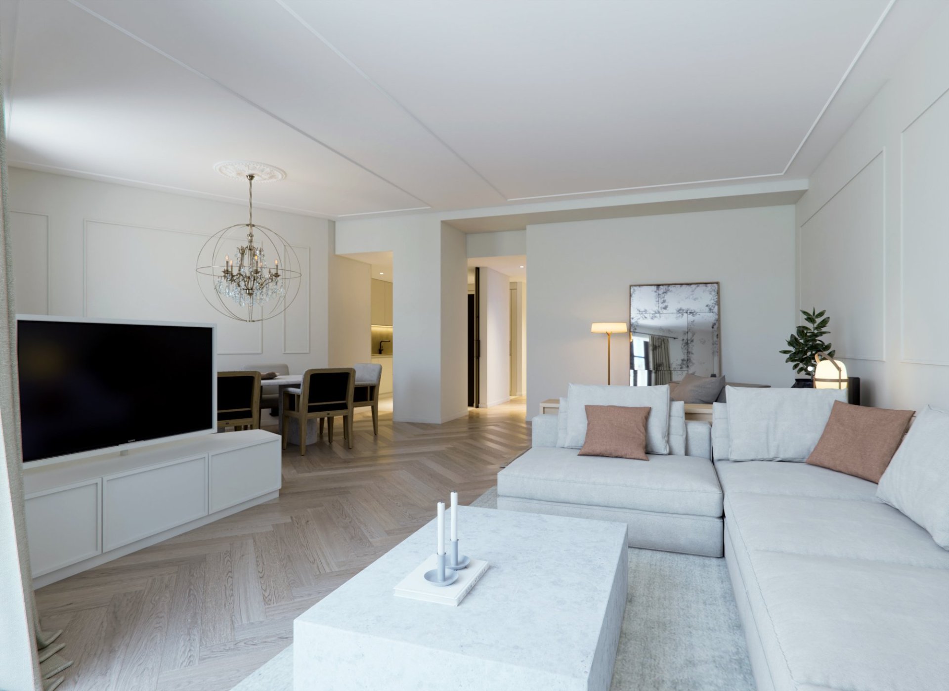 Appartamento a Eixample, Barcelona, Spagna 3 camere da letto, 160 mq. N° 137421