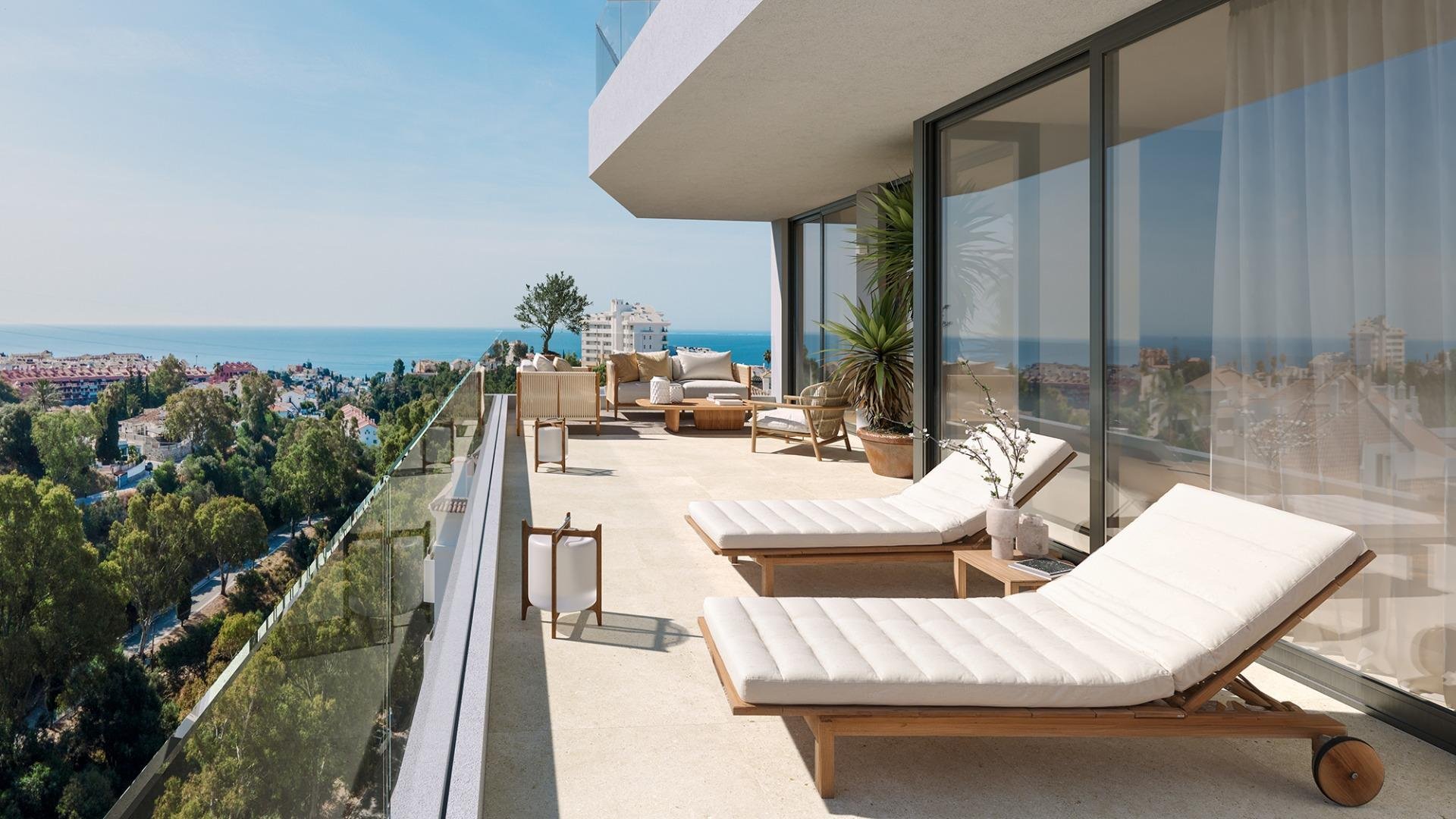 Takvåning i Fuengirola, Malaga, Spanien 2 sovrum, 82 kvm. Nr. 169596