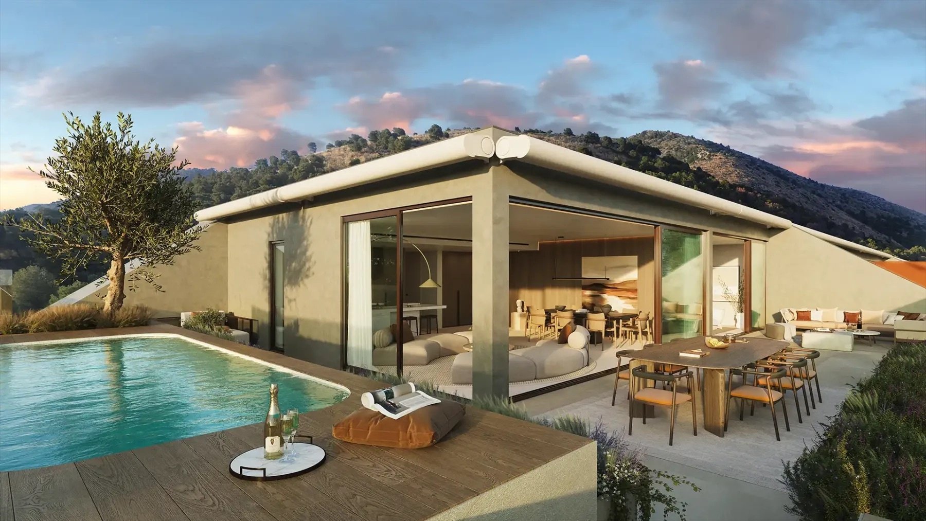 Villa i Benalmadena, Malaga, Spanien 3 sovrum, 117 kvm. Nr. 182693