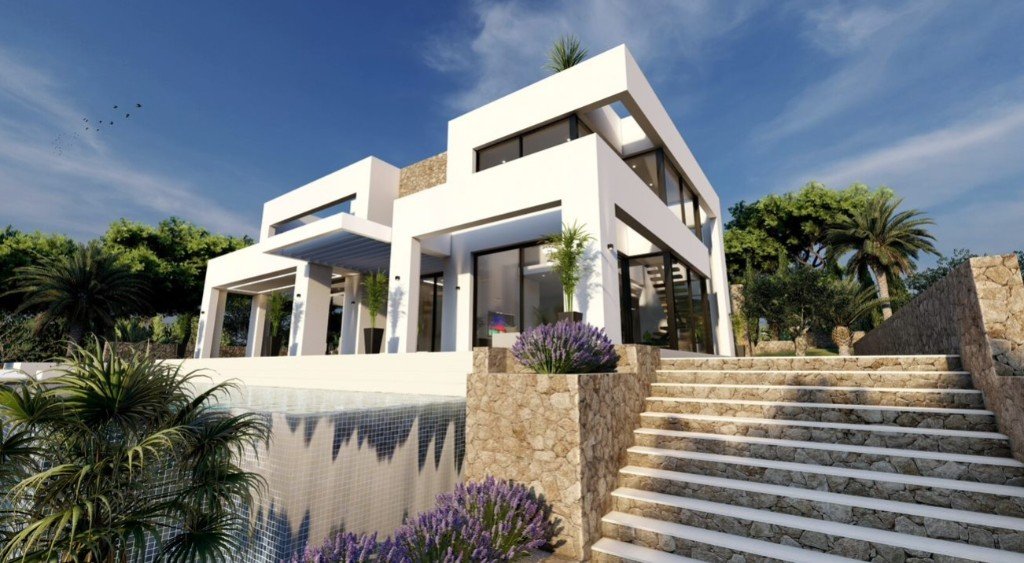 Villa i Benissa, Alicante, Spanien 4 sovrum, 615 kvm. Nr. 145032