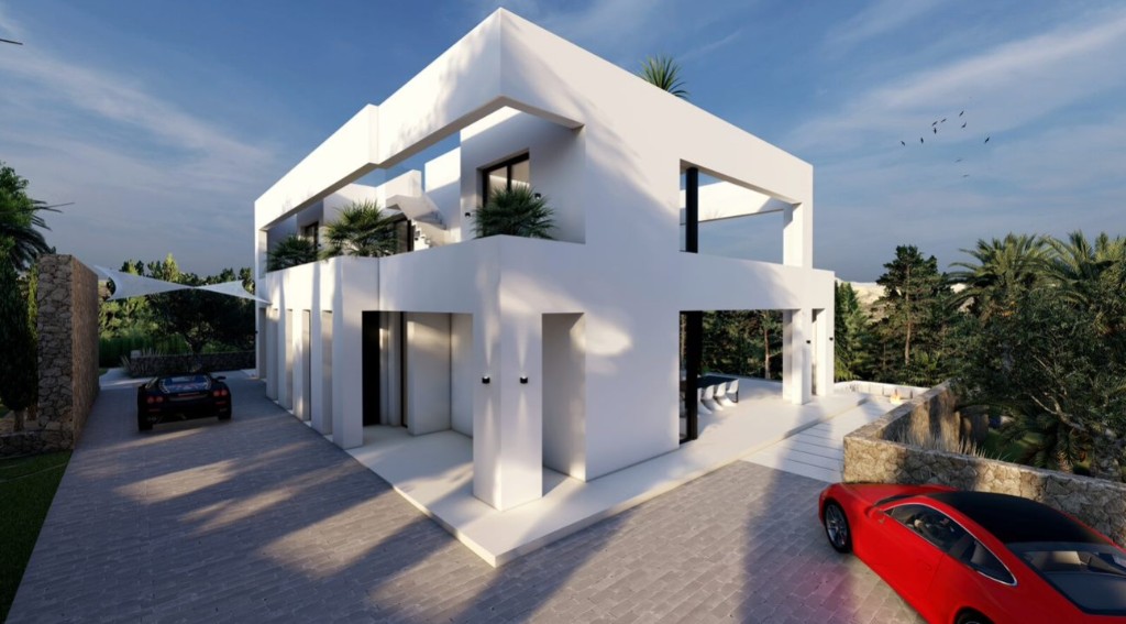 Villa i Benissa, Alicante, Spanien 4 sovrum, 615 kvm. Nr. 145032