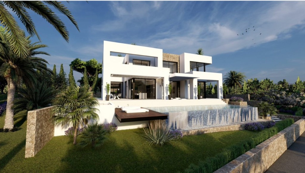 Villa i Benissa, Alicante, Spanien 4 sovrum, 615 kvm. Nr. 145032