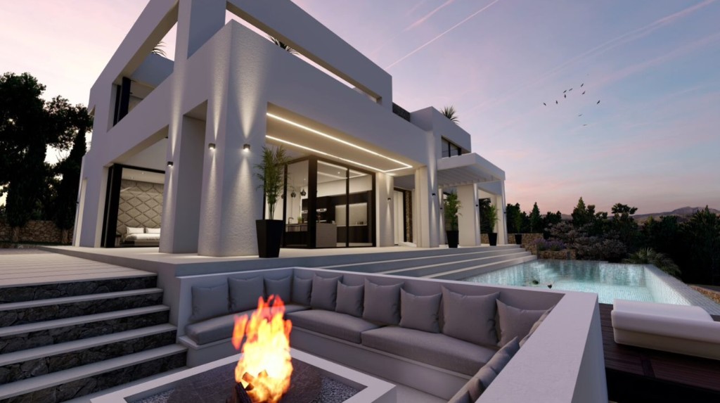 Villa i Benissa, Alicante, Spanien 4 sovrum, 615 kvm. Nr. 145032